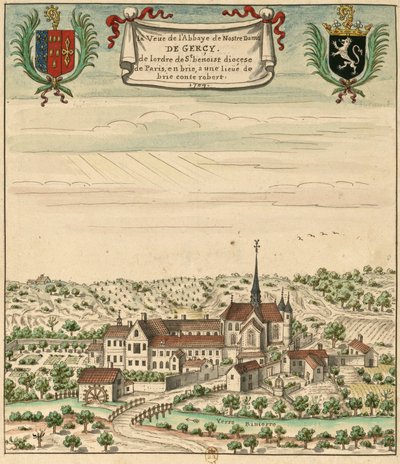 National Library of France by Louis Boudan